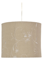 Hängelampe beige 25cm an einem Seil Farm 31-03164