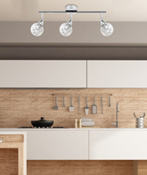 Lampa sufitowa Bolo listwa regulowana 3-punktowa LED do salonu