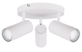 White ceiling lamp plate 3x15W Colly 98-01627