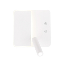 Applique LED blanche 6W avec liseuse orientable Alma Candellux 22-75994