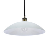 Dexter 2 suspension 1x60w e27 abat-jour blanc 31-20604