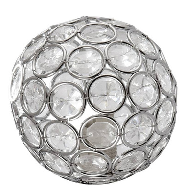 Chrome / transparent G9 90mm lampshade for Starlet Candellux 71-01016 lamps