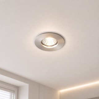 Plafonnier rond satiné hermétique IP65 SH-12 2258928