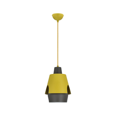 Lampa suspendata galben/gri E27 Falun Ledea 50101149