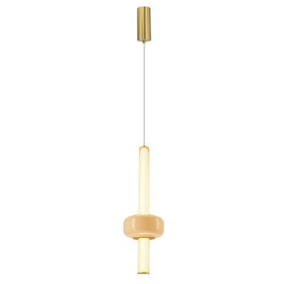PURA S lampă suspendată 15W LED 3000K abajur transparent alb