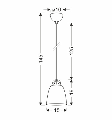 Lampa suspendata Sevilla Ledea 50101144 albastra ceramica