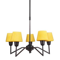 Kronleuchter 5xE14 48cm VENUS Glas 1109051-24