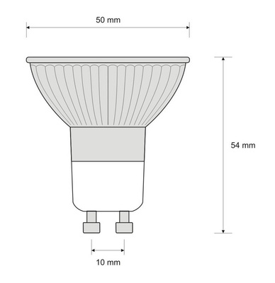 Żarówka LED GU10 6,9W 575LM 4000K OSRAM