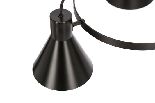 Lampe suspendue plafond noir et or mat 3x40W Plus Candellux 33-71156