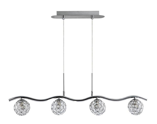 Lampe suspendue 4X40W G9 Chrome/transparent 34-85750