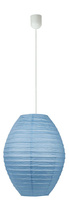 Paper pendant lamp blue UL cocoon 31-05687 
