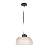 Lampa suspendata 27cm sticla/cablu negru Liverpool Ledea 50101286