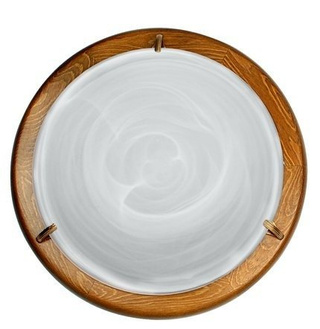 Ceiling Lamp Candellux Duna 13-64069 Plafon Oak Alabaster