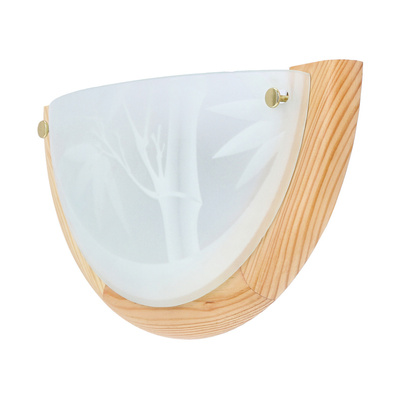 Plafonnier Candellux Bambou 11-06639 Plafonnier Bois Standard 1X60 W E27 Pin