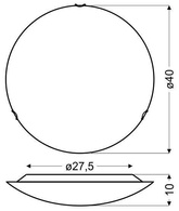 Candellux Monza 14-64066 Plafonnier Led 6500K
