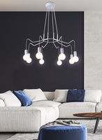 Plafonnier blanc mat 8x40W Basso Candellux 38-71040