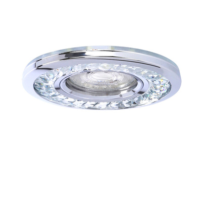 Plafon rotund cu ochi cromat 50W + LED SMD SK-92 2268705