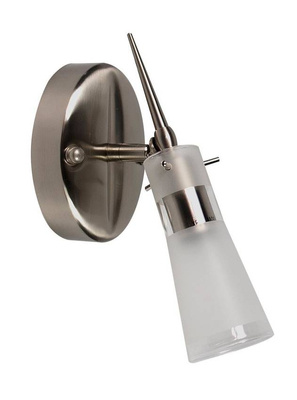 Wandleuchte aus satiniertem Nickel, Wandleuchte Tira 21-64434