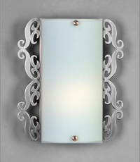 Plafoniera plafon 1X60W E27 22X25cm satin CASABLANCA