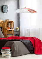 Hängende Deckenleuchte Candellux Spring 31-29874 E27 rot