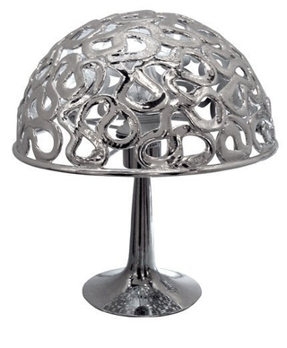 Table lamp chrome mushroom Lame 41-40056