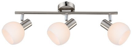 Applique candellux mauro 93-61607 bande e14 led rgb nickel satiné avec télécommande