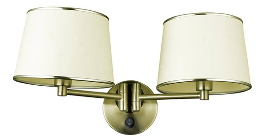 Wall lamp 2xE14 48cm IBIS 22-01309 PATINA