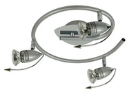 Candellux 98-09893 Plafoniera Thunder spirala 3*50W GU10 230V crom antracit