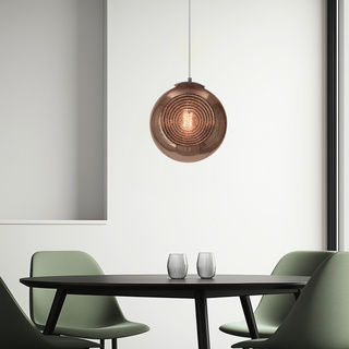 Hanging ceiling lamp 1X60W E27 patina CLUB 31-51219