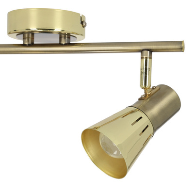 Wall lamp Candellux Arena 92-84487 E14 strip gold patina