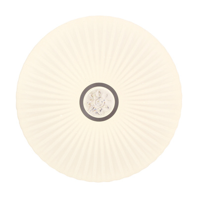 Montana Deckenleuchte weiß + Goldplafond 24 W LED 40 cm weißer Schirm