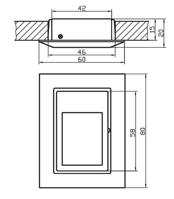 G4 MS-07 satinierte Wand-Treppenleuchte Candellux 2208437