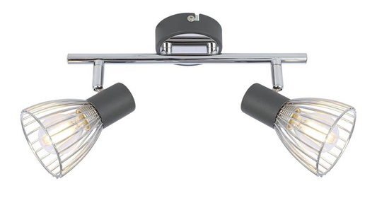 Wandleuchte Candellux Modo 92-61522 E14 Schwarz+Chrom