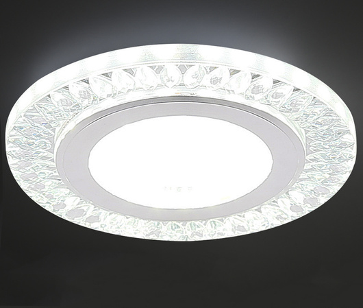 Plafonnier argenté LED 6500K SSP-29 2203171