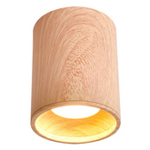Wooden ceiling lamp 7.9x10cm 1xGU10 Tube 2277165
