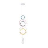 HOOPS 5 HANGING LAMP 1X20W E27 IQ KIDS MIX COLOR
