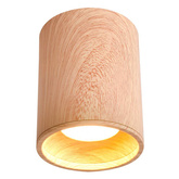 Holzdeckenleuchte 7,9x10cm 1xGU10 Tube 2277165