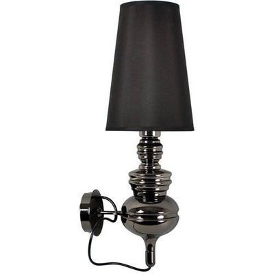 Wall lamp sconce 1X40W E14 black DECORIA 21-28757