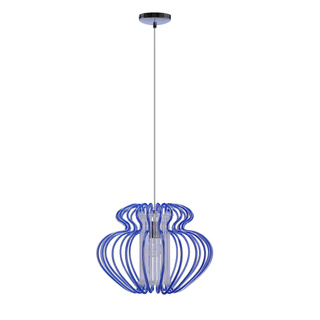 Plafonnier suspendu 1X60W E27 bleu IMPERIA 31-36592