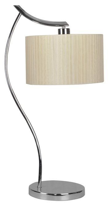 Table lamp chrome/cream Draga 41-04239