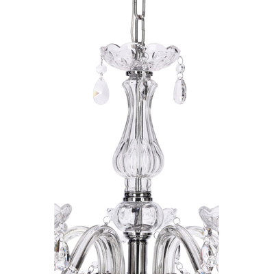 Gold crystal chandelier 8xE14 Maria Teresa Candellux 38-94653