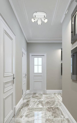 Plafonnier mural blanc LED plafond 3x40W Blanca 98-44020