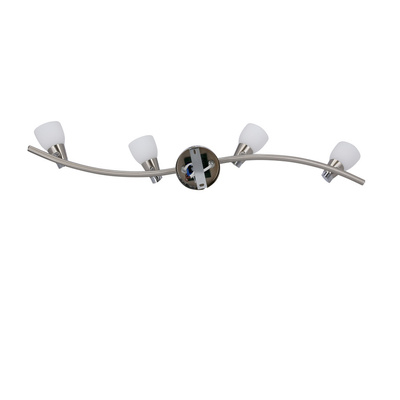 Wall lamp strip 4X40W G9 matt nickel/white chrome SELIA 94-70005