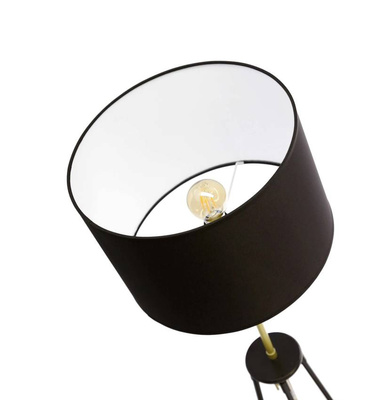 Floor lamp black and gold mat Tegola 51-00071