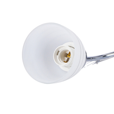 Aplic cromat cu abajur alb cristal Simpli Candellux 21-64288