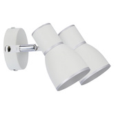 Wall lamp strip 2X40W E14 white/chrome FIDO 92-63373