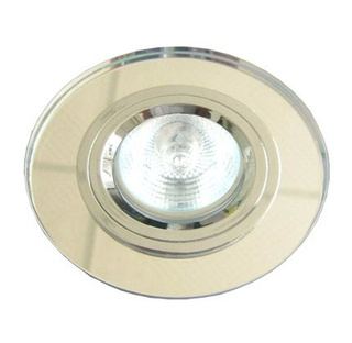 Deckenleuchte Eye Candellux Ss-15 Ch/Wh Mr16 Chrom Rundes Klarglas