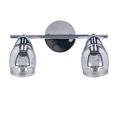 Lampa sufitowa MILTON listwa ze szklanymi kloszami regulowana 2-punktowa do kuchni