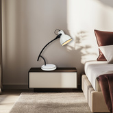 Table lamp white black slanted Zumba 41-72085