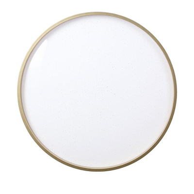 Florida-Deckenleuchte mit schwarzem und goldenem Plafond, 18 W, LED, 33 cm, mit weißem Schirm